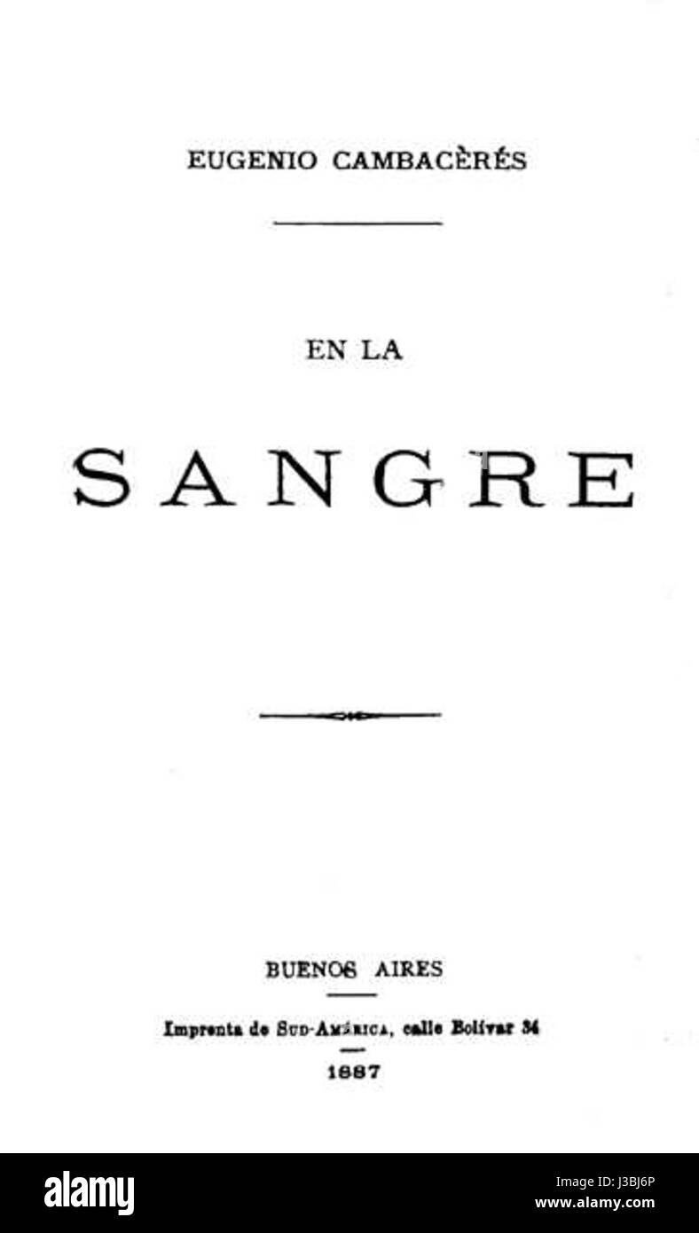 'En lasangre' (dans le sang) est une œuvre espagnole, peut-être une œuvre littéraire ou artistique. Le titre suggère des thèmes de passion, d'identité ou de lutte personnelle, couramment explorés dans l'art et la littérature. Banque D'Images 'En lasangre' (dans le sang) est une œuvre espagnole, peut-être une œuvre littéraire ou artistique. Le titre suggère des thèmes de passion, d'identité ou de lutte personnelle, couramment explorés dans l'art et la littérature. Banque D'Images