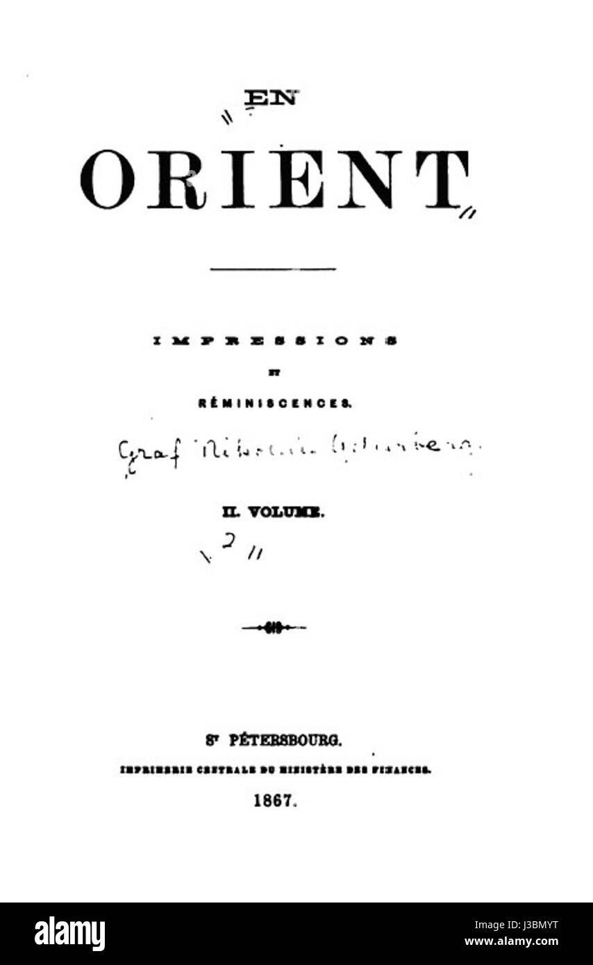 Enorient adlerberg Banque D'Images