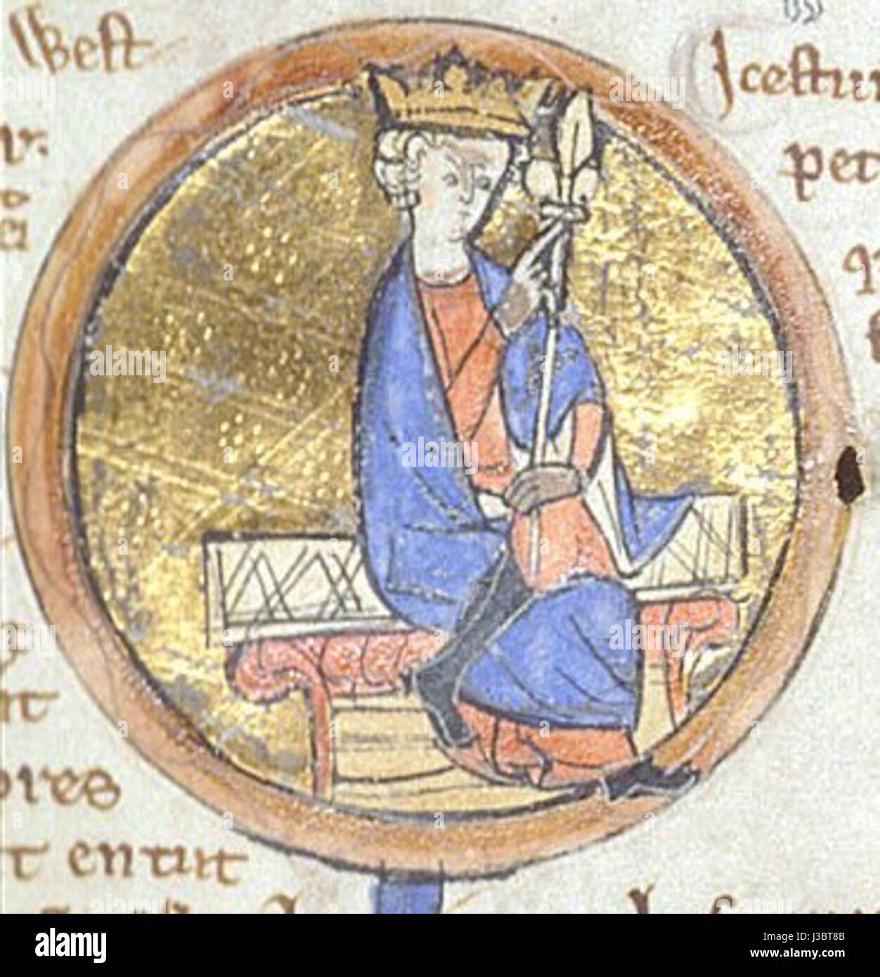 Egbert de Wessex était un roi anglo-saxon qui régna de 802 à 839. Il est crédité de la consolidation de divers royaumes dans le sud de l'Angleterre, jetant les bases du Royaume d'Angleterre et établissant le Wessex comme une puissance dominante dans la région. Banque D'Images