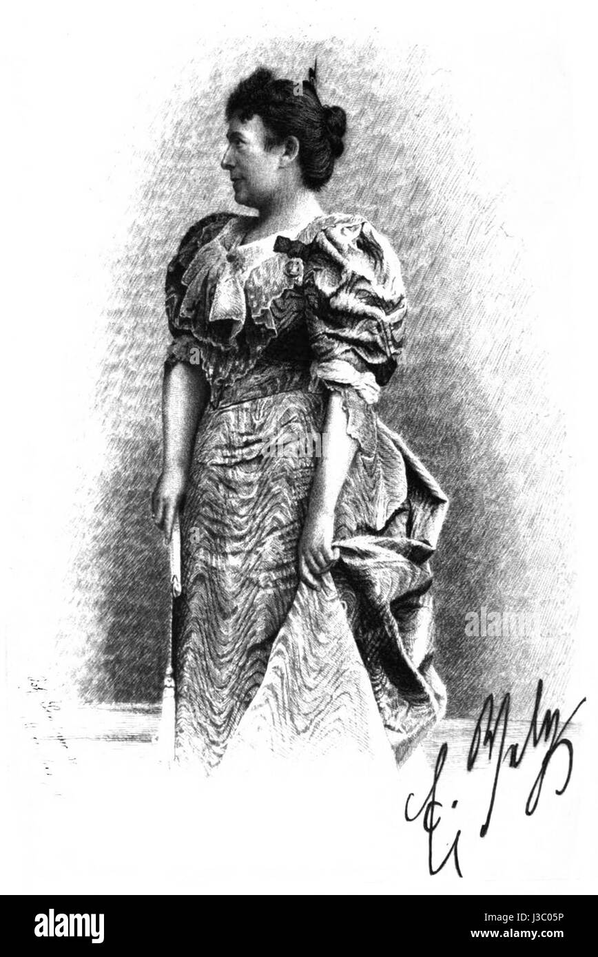 Emma Vely (18481934) Banque D'Images