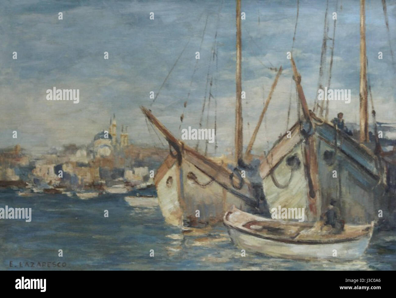 Port Lazarescu émilienne Banque D'Images