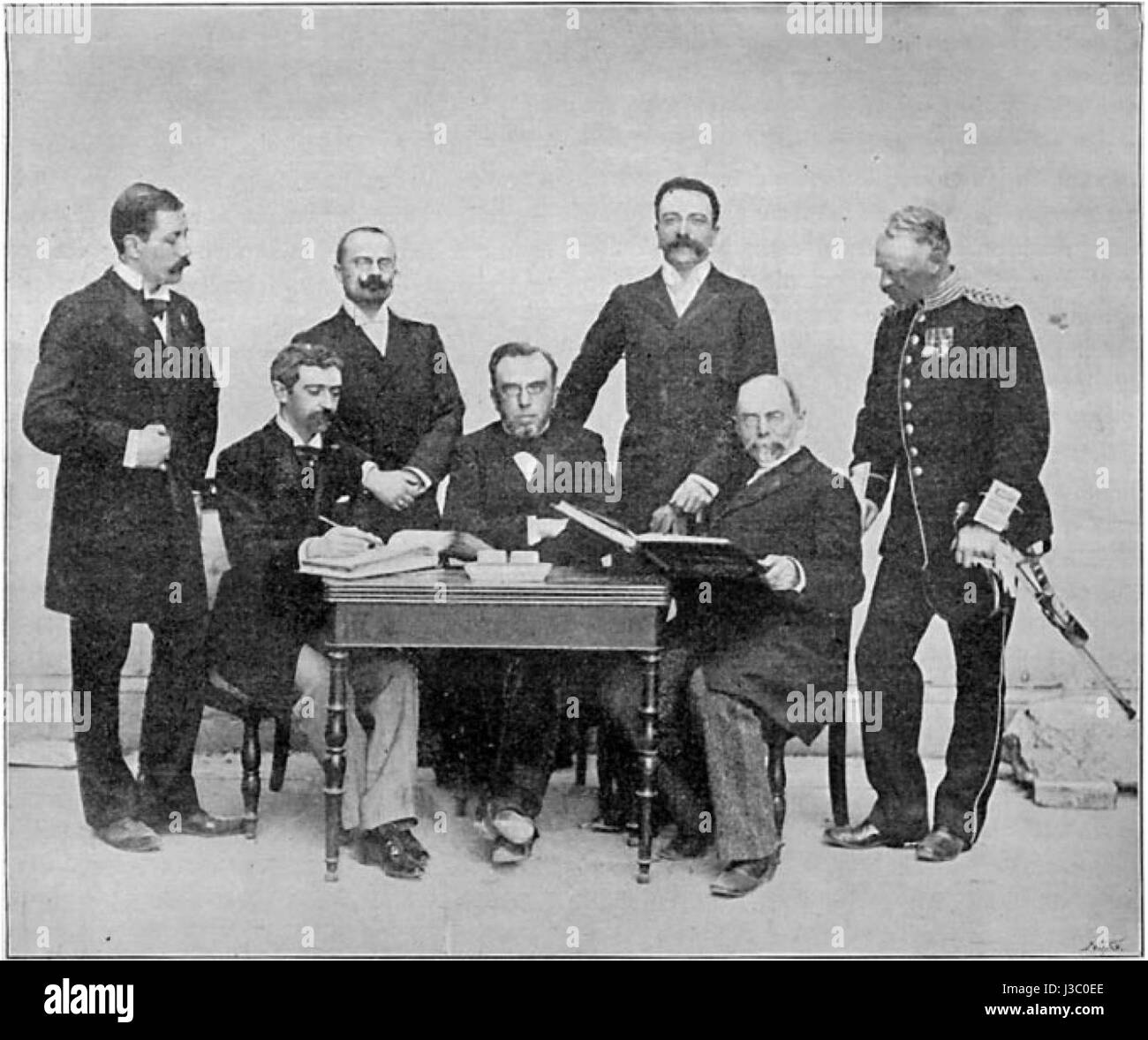 Die internationale Olympische Komission à Paris 1986 Banque D'Images