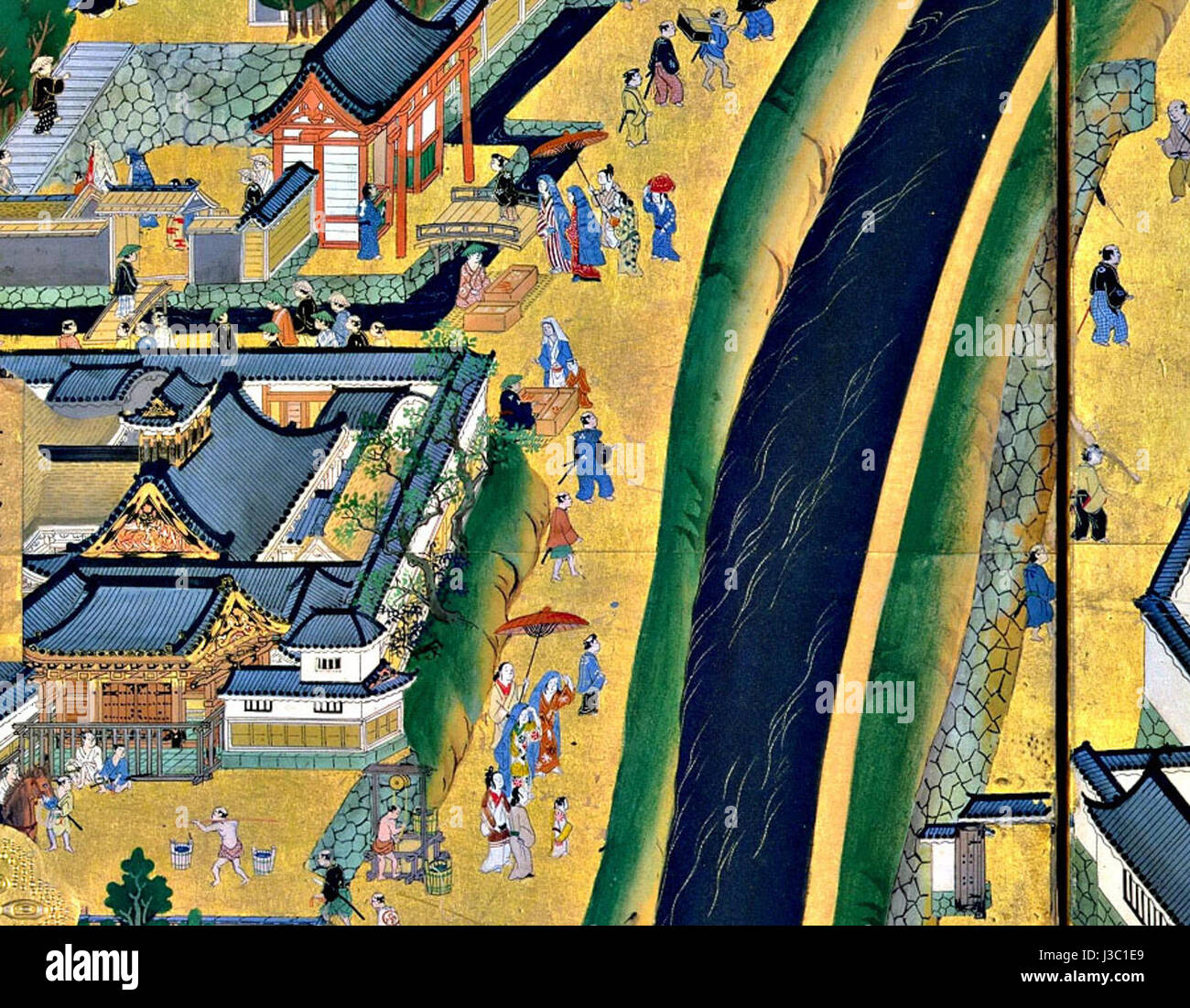 Edo l316 désigne un objet historique ou une œuvre d'art, peut-être lié à la période Edo au Japon, reflétant une signification culturelle ou artistique. Banque D'Images