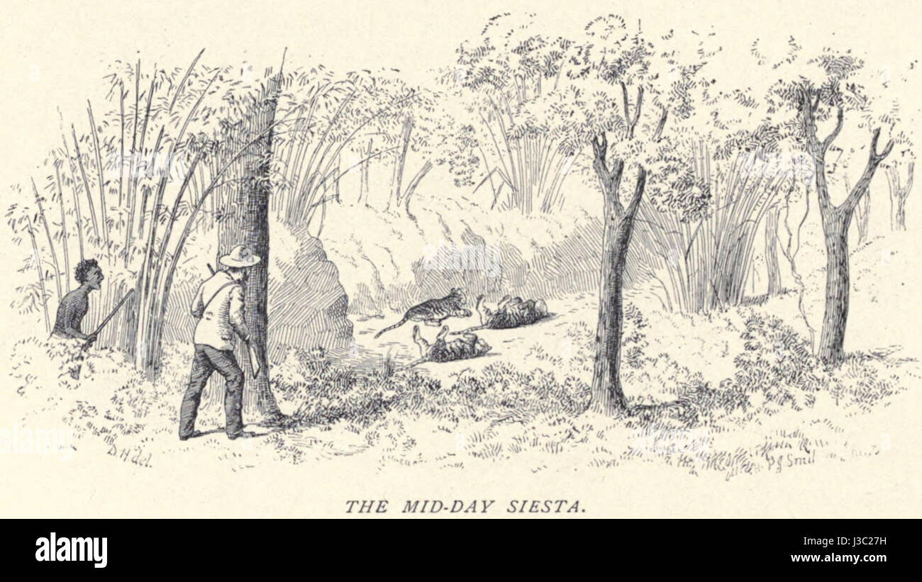 La peinture de Douglas Hamiltonâ€ ™ « Mid Day Siesta » capture un moment paisible dans la vie quotidienne, mettant en valeur l'atmosphère calme et détendue pendant la pause de midi. Il reflète l'intérêt de Hamiltonâ™pour capturer des moments naturels et francs. Banque D'Images