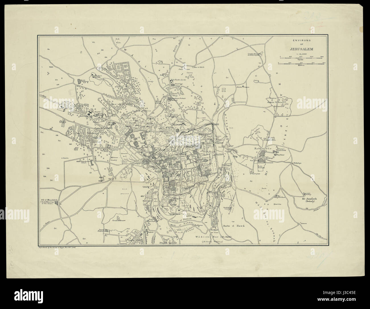 Environs de Jérusalem INT Banque D'Images