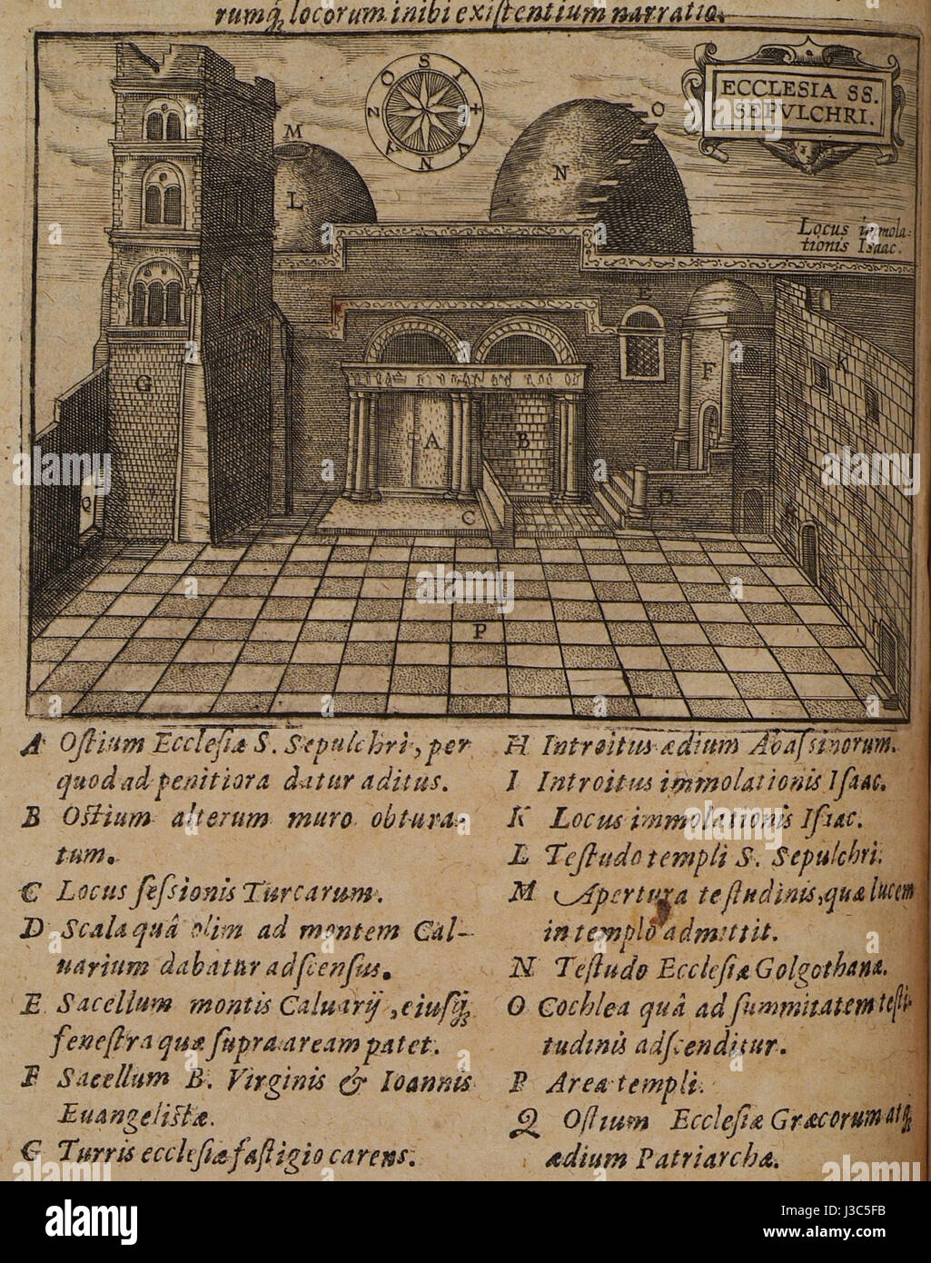 Ecclesia SS Sepulchri Cootwijck Johannes Van 1619 Banque D'Images