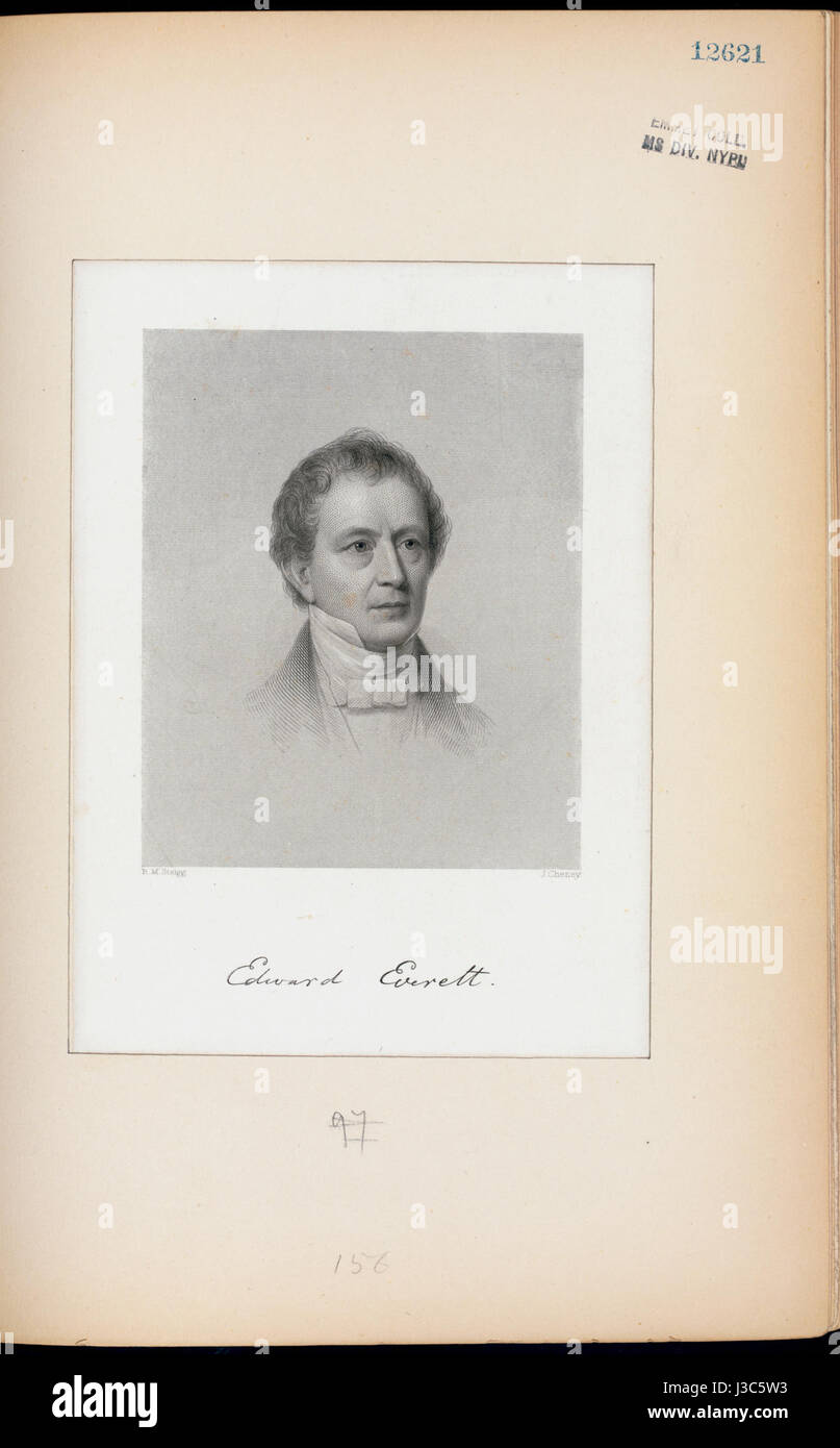 Edward Everett (NYPL Hadès 256088431105) Banque D'Images