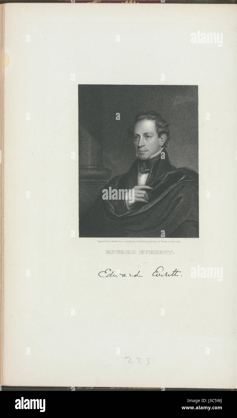 Edward Everett (NYPL Hadès 255334431245) Banque D'Images