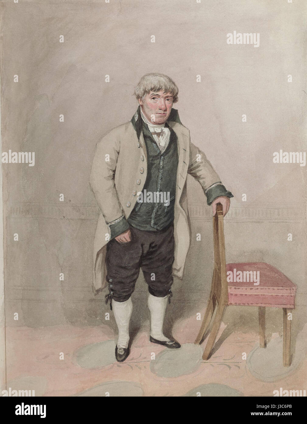 DV271 Old John fait référence à une figure ou une histoire liée à Aberpergwm, peut-être un serviteur historique. Un contexte plus précis ou des références historiques seraient nécessaires pour une description détaillée. Banque D'Images