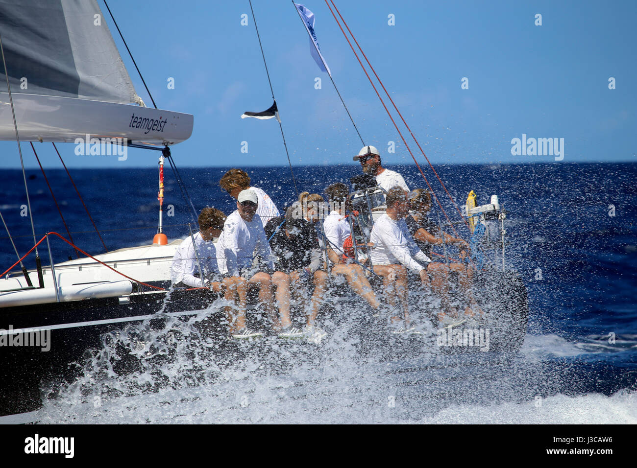 RORC Caribbean 600 2017 Antigua Banque D'Images