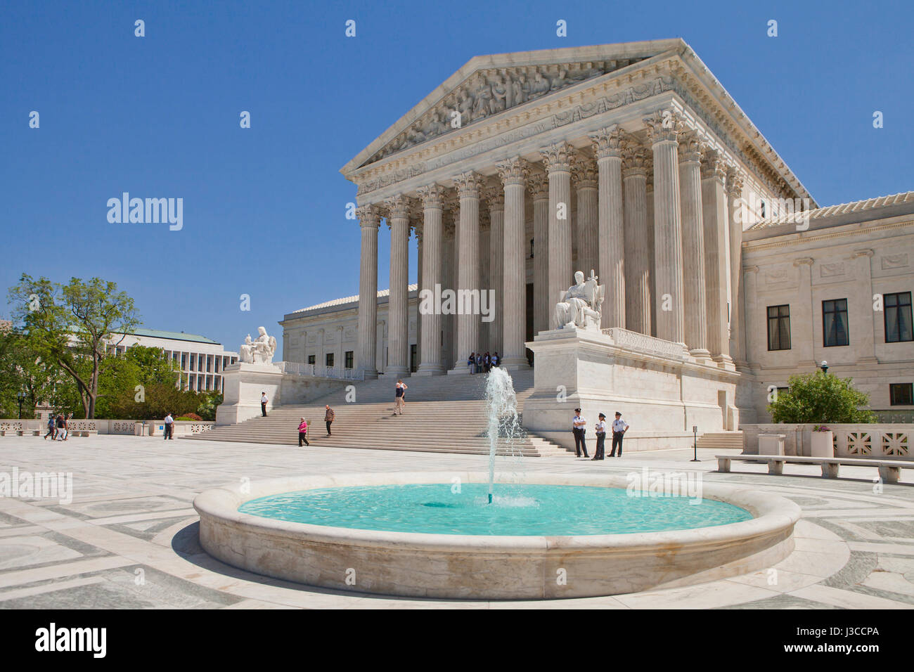 Bâtiment de la Cour suprême des États-Unis - Washington, DC USA Banque D'Images