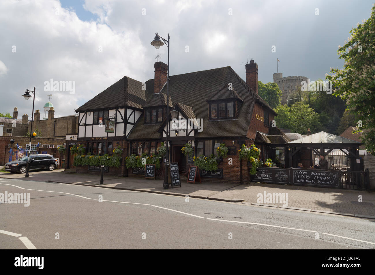 La Royal Oak pub Windsor Banque D'Images