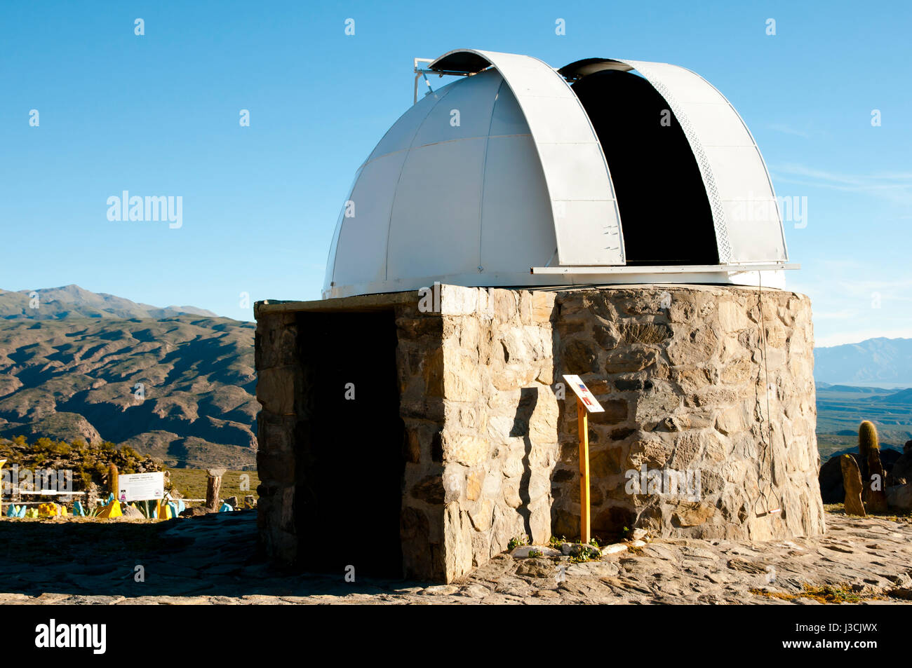 Observatoire de l'espace - Argentine Banque D'Images