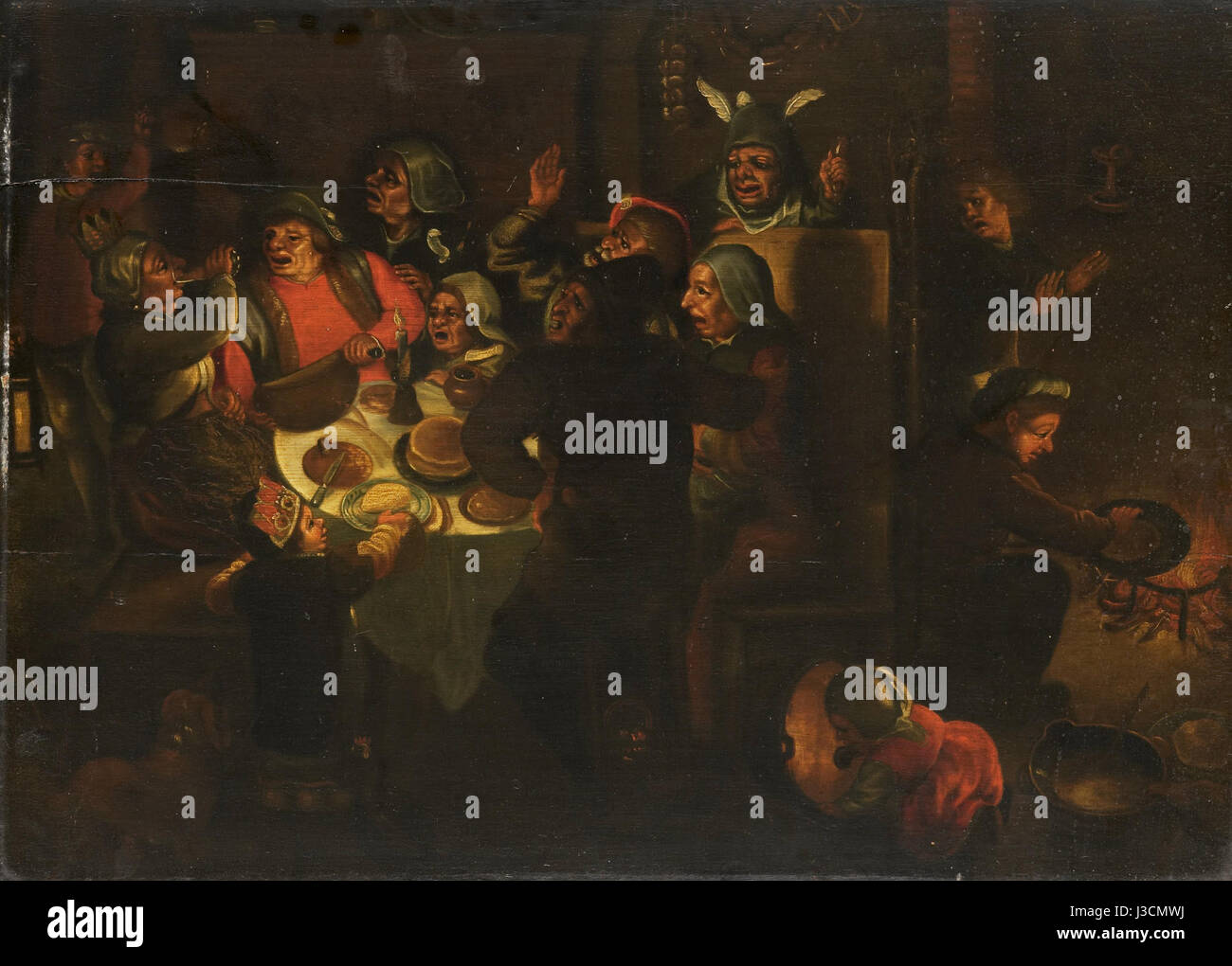 Driekoningenfeest Rijksmuseum SK C 428 Banque D'Images