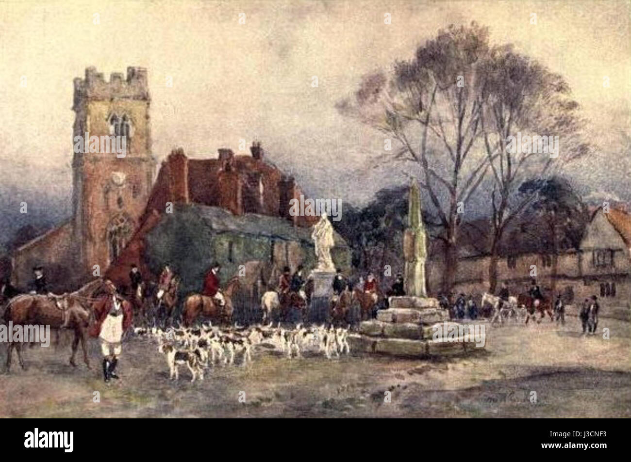 Dunchurch est un village du Warwickshire, en Angleterre, connu pour son architecture historique et son charme rural. Les caractéristiques notables comprennent des cottages anglais traditionnels, des pubs locaux et la proximité des routes principales. Le village offre un aperçu de la vie rurale de l'Angleterre, avec un accès facile aux villes et villes voisines. Banque D'Images