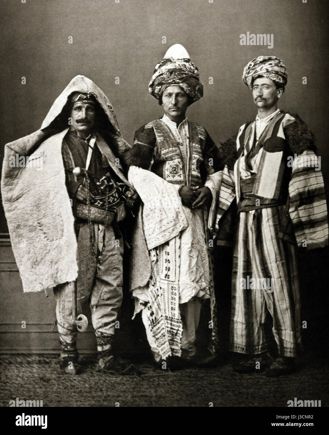 Diyarbekir Shepherd, Mardin, kurde kurde Aljazeera, 1873 Banque D'Images