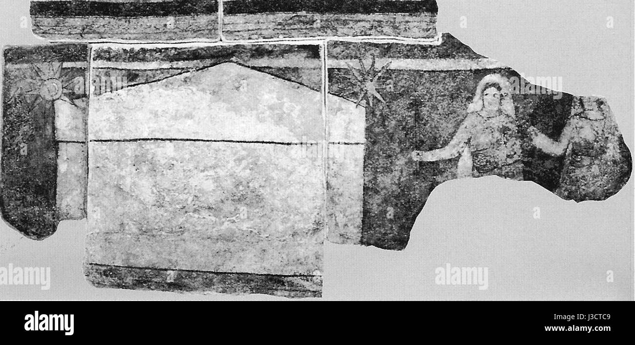 Dura Europos baptistère femmes au tombeau Banque D'Images