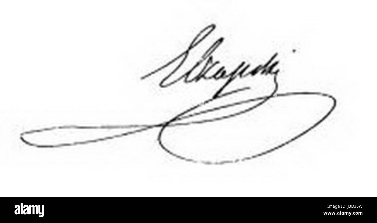 Emeryk Czapski était un artiste polonais de premier plan connu pour ses œuvres dans le portrait et la nature morte. Sa signature, vue dans cet autographe, est un élément clé de son héritage. L'autographe est un objet de collection rare, car les œuvres de Czapskiâ€™ sont très appréciées dans l'histoire de l'art polonais. Banque D'Images