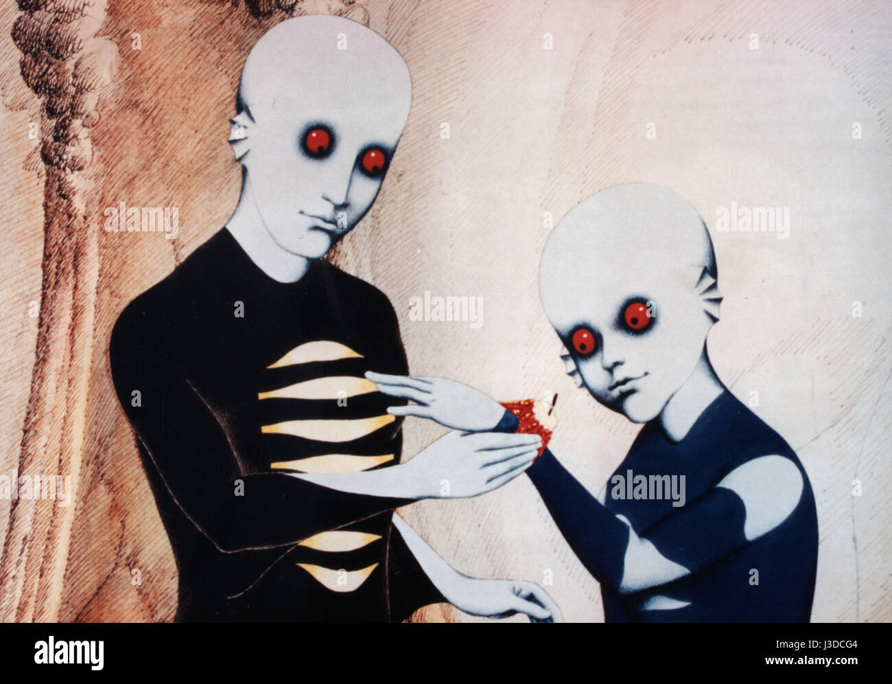 La planète sauvage Planète fantastique Année : 1973 La Tchécoslovaquie / France Réalisateur : René Laloux Animation Banque D'Images