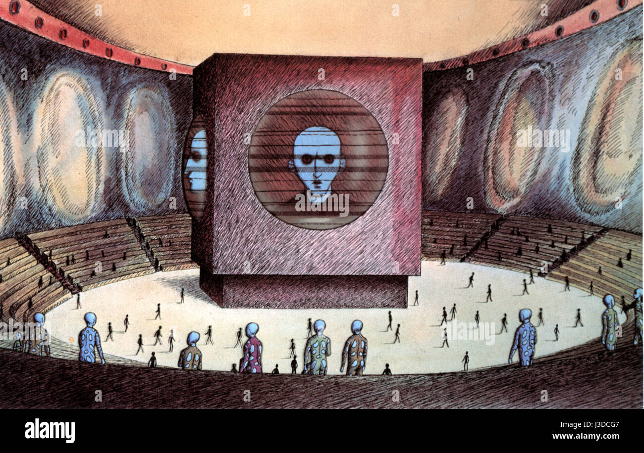 La planète sauvage Planète fantastique Année : 1973 La Tchécoslovaquie / France Réalisateur : René Laloux Animation Banque D'Images