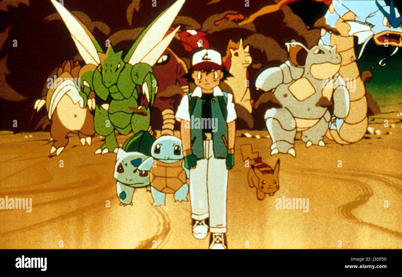 Le premier film Pokémon Année : 1998 USA / Japon Réalisateur : Michael Haigney Kunihiko Yuyama Animation Banque D'Images