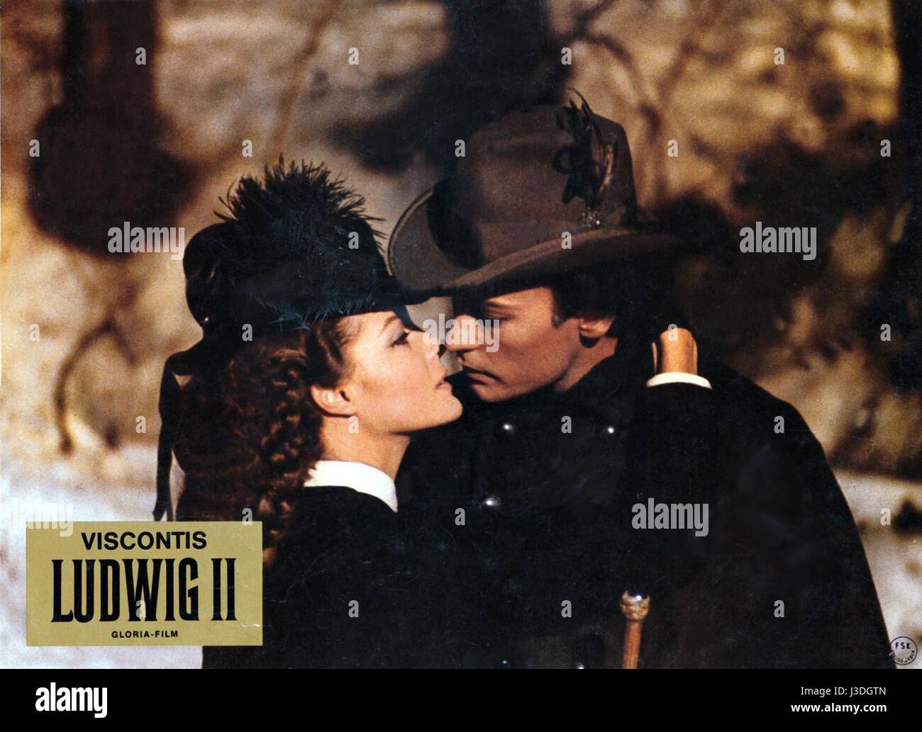 Ludwig Année : 1972 - Italie Romy Schneider , Helmut Berger Directeur : Luchino Visconti Banque D'Images