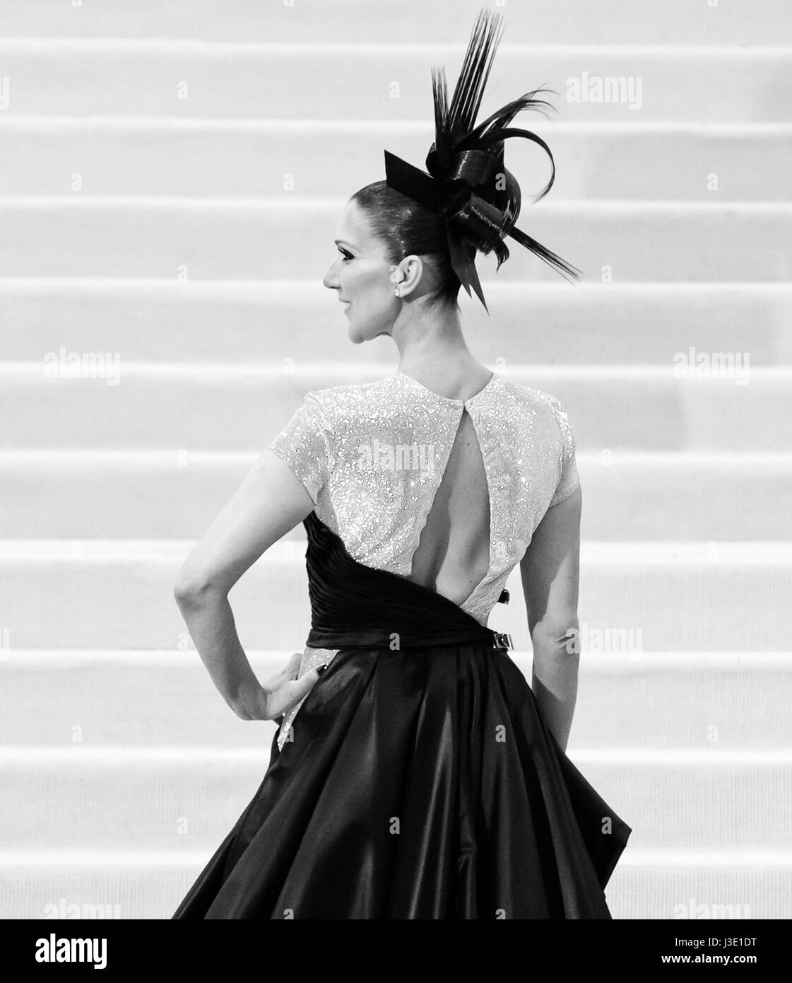Celine dion 2017 Banque d'images noir et blanc - Alamy