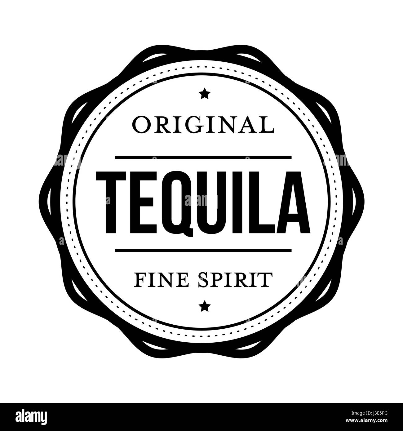 Tequila Vintage stamp vector Illustration de Vecteur