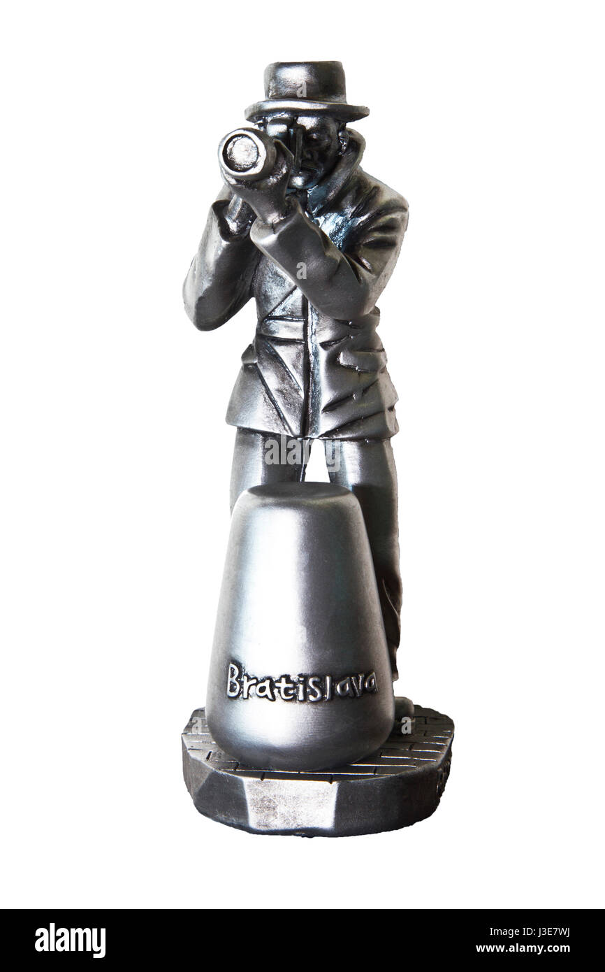 Sculpture Paparazzi Banque D'Images