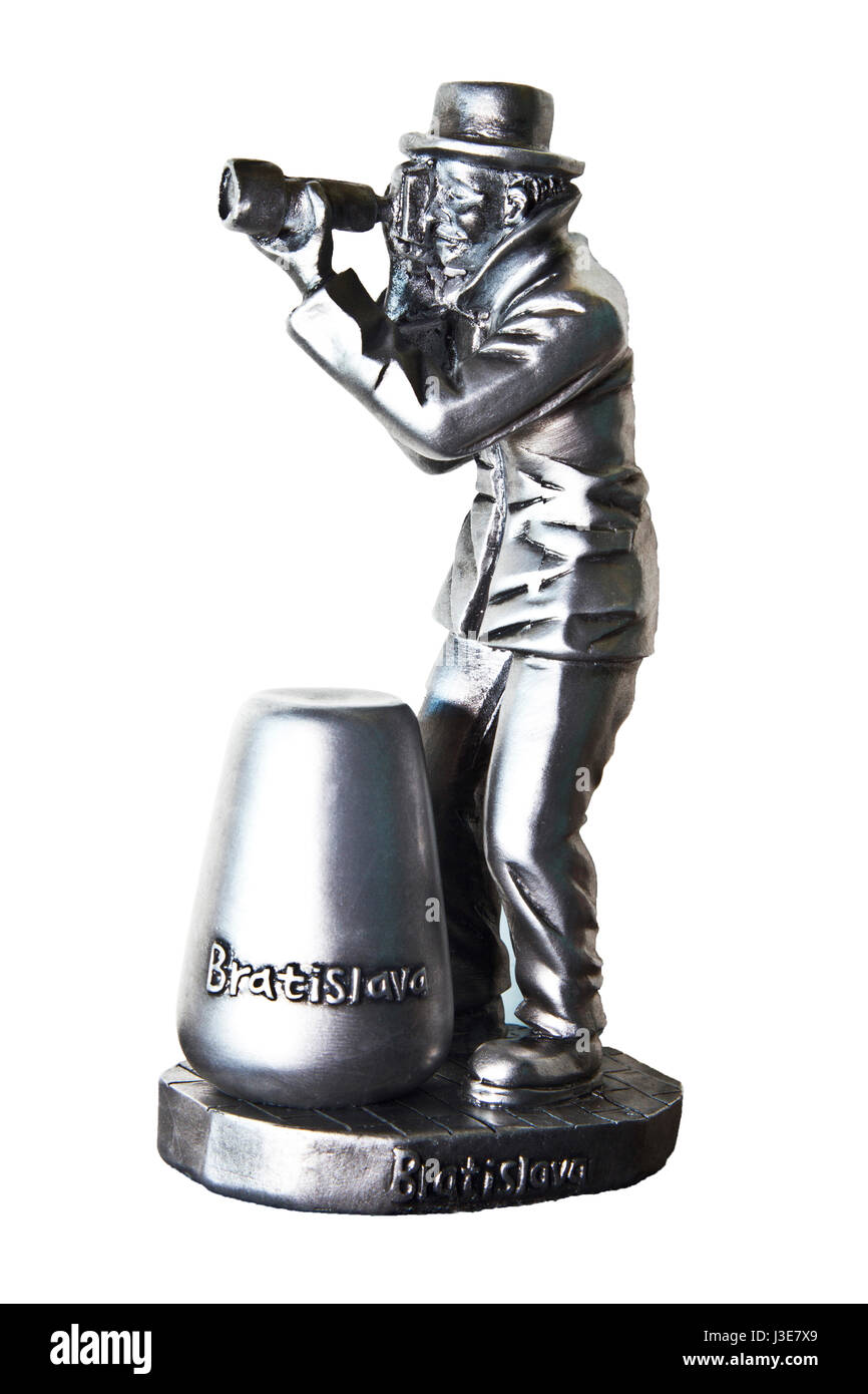 Sculpture Paparazzi Banque D'Images