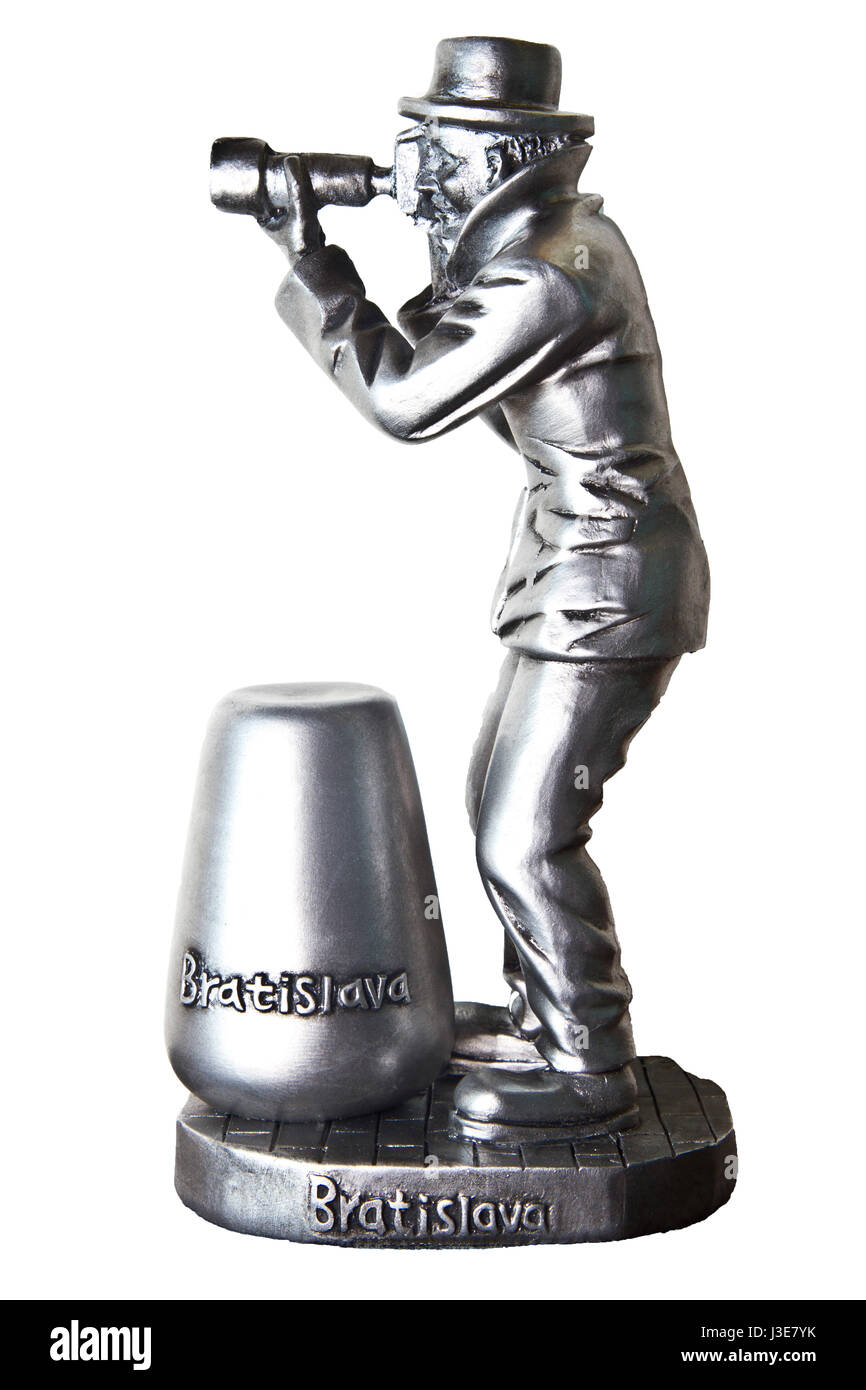 Sculpture Paparazzi Banque D'Images