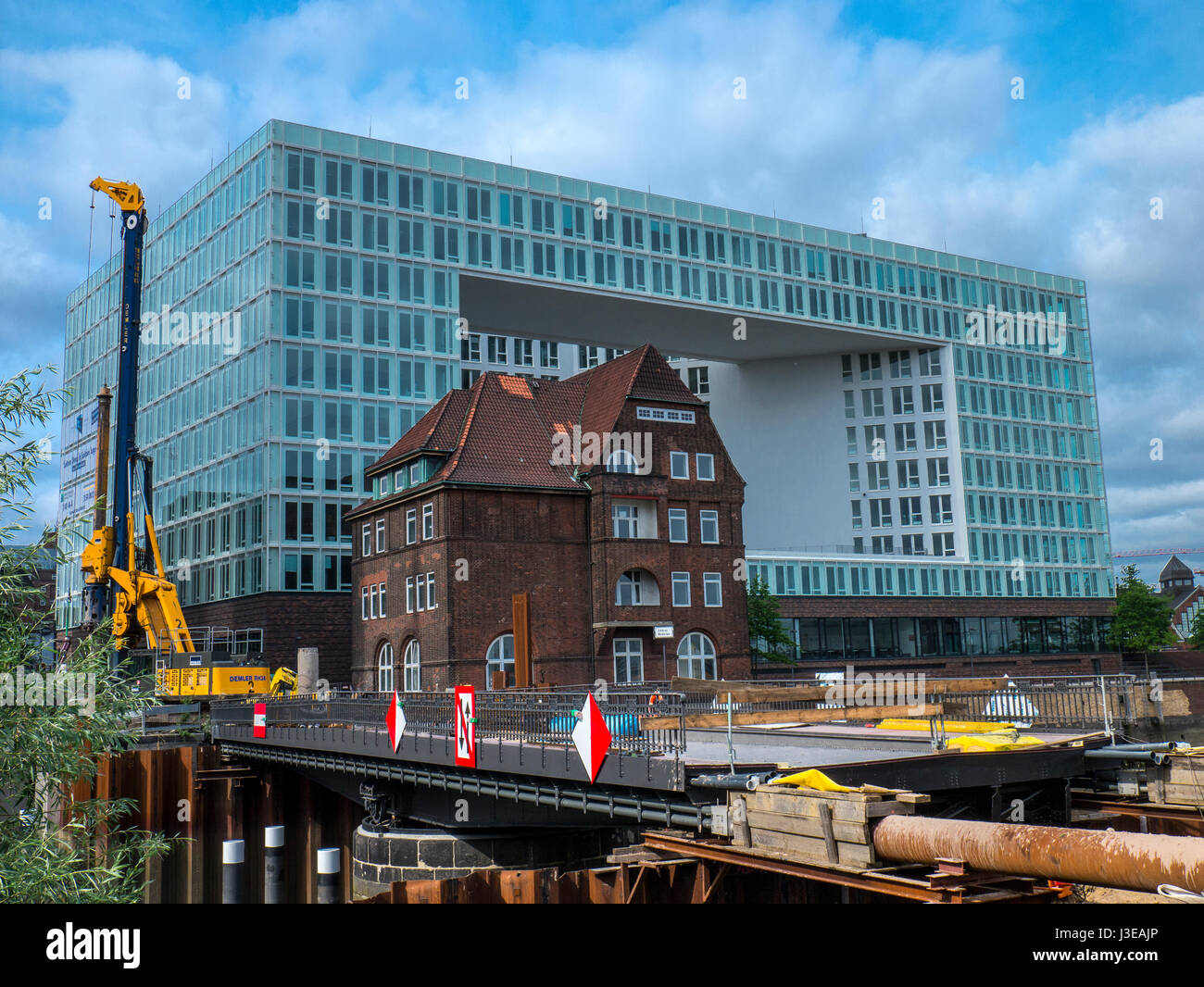 Maison d'édition 'Der Spiegel' à Hambourg, Allemagne. Banque D'Images