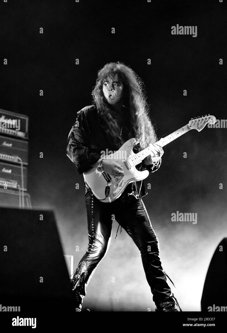 Septembre 17, 2016, Irvine en Californie, Yngwie Malmsteen sur scène à la Sirius XM Hair Nation Fest Banque D'Images
