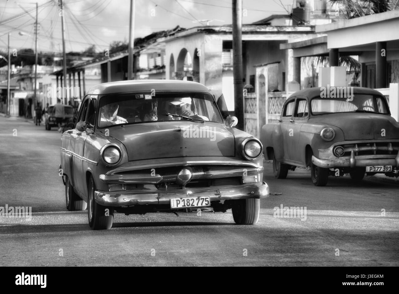Cojimar, La Havane, Cuba, le petit village qu'était l'amour de l'écrivain Ernest Hemingway pour sa pêche et qui a inspiré le vieil homme de la mer Banque D'Images