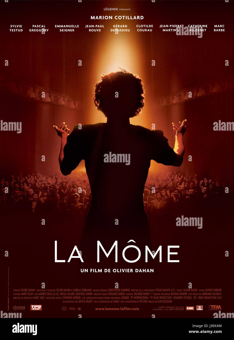 La Môme La Môme Année : 2007 - France Marion Cotillard Réalisateur : Olivier Dahan affiche de film (fr) Banque D'Images