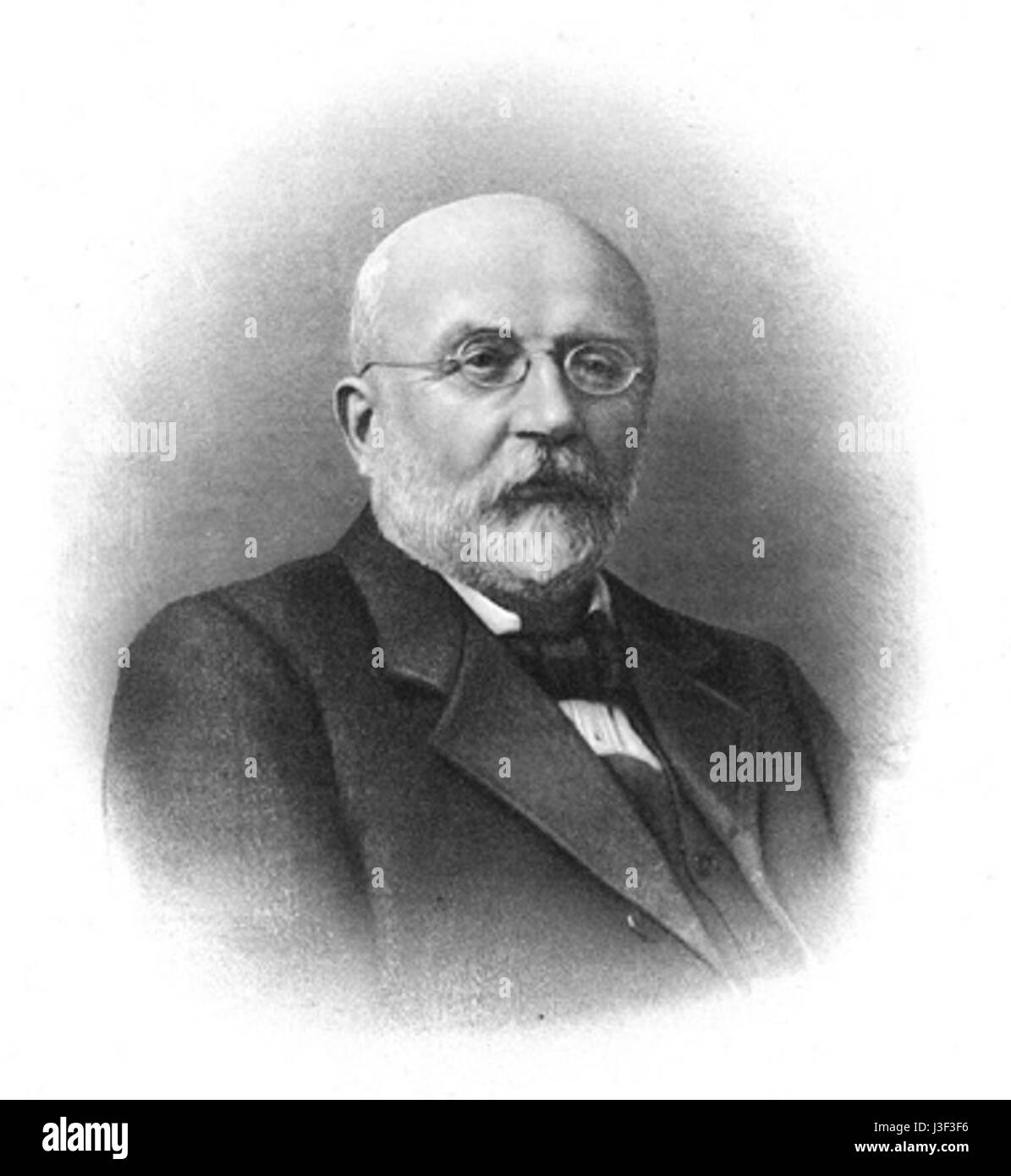 Gaston Maspero, un égyptologue français éminent, connu pour ses contributions archéologiques et historiques à l'étude de l'Égypte ancienne et à l'interprétation des hiéroglyphes égyptiens. Banque D'Images