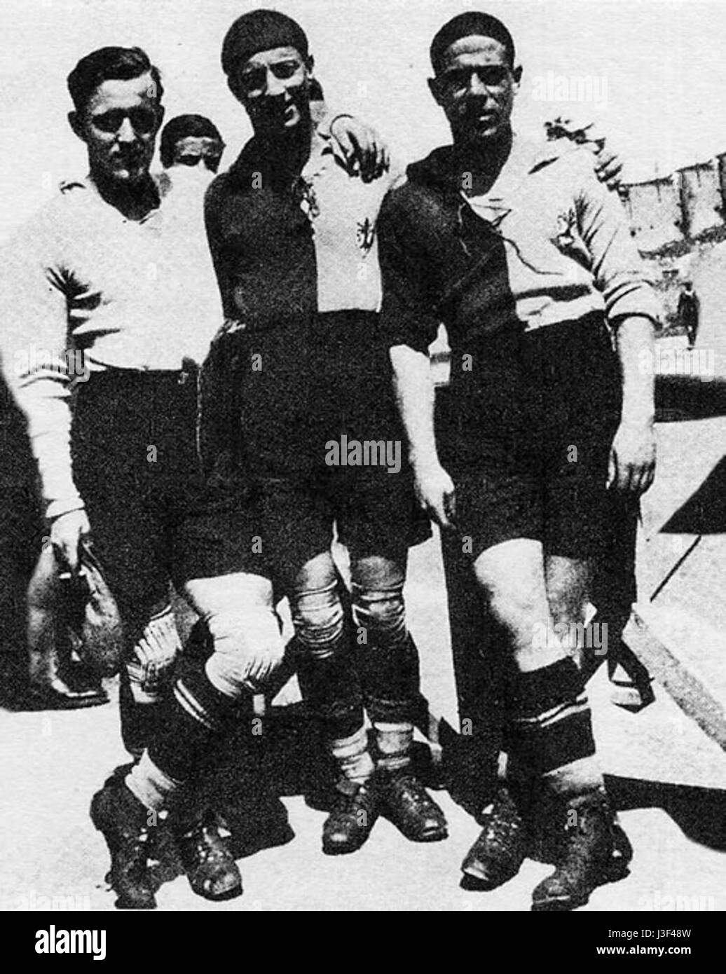 Fiorentina à maglia biancorossa 1926 Banque D'Images