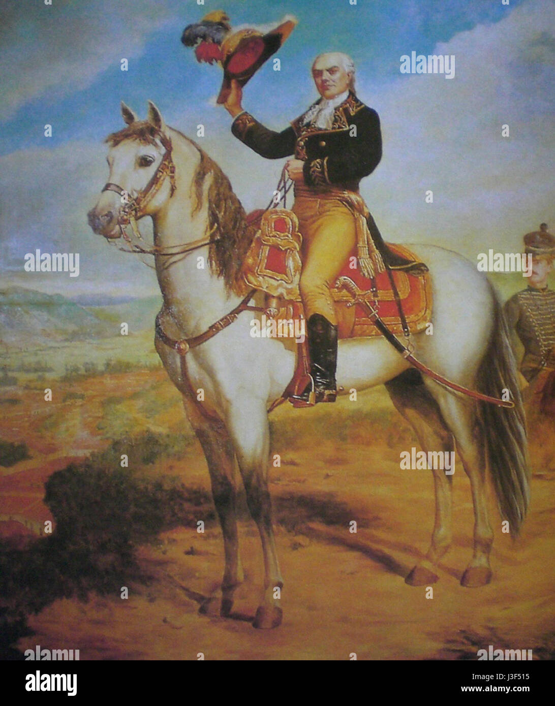 Francisco de Miranda et Emilio Mauri sont probablement des personnages historiques, peut-être liés à l'histoire vénézuélienne ou latino-américaine. Des détails supplémentaires seraient nécessaires pour décrire pleinement leur importance. Banque D'Images