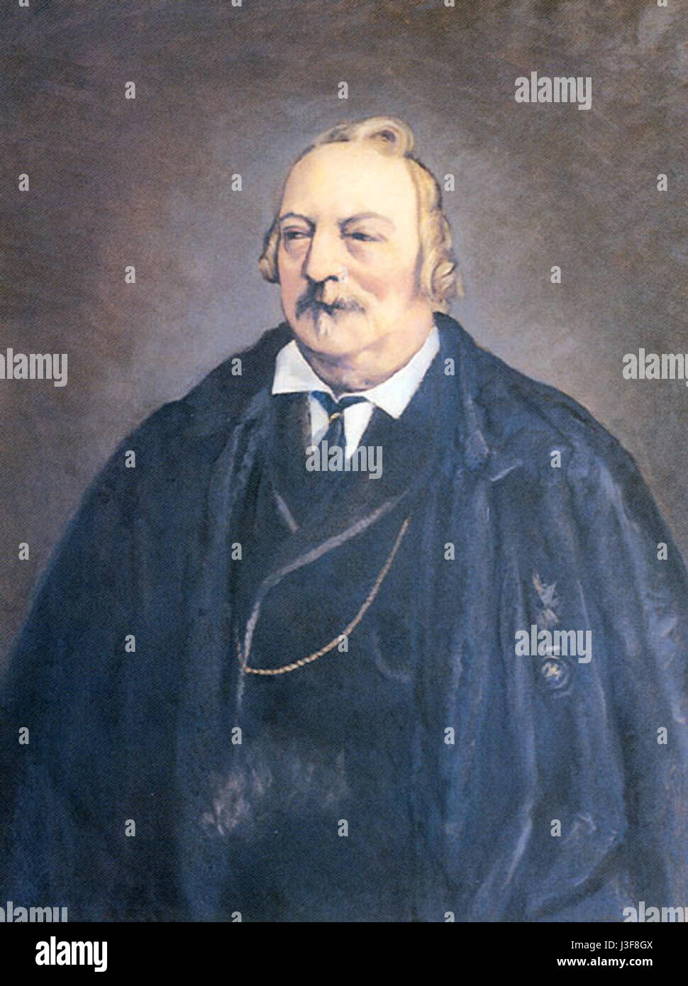 Francesco Carrara était un philosophe et historien italien influent, renommé pour ses contributions à la théorie juridique et politique. Ses œuvres façonnent de manière significative la pensée du XIXe siècle, en se concentrant sur le droit, la morale et l'histoire. Banque D'Images