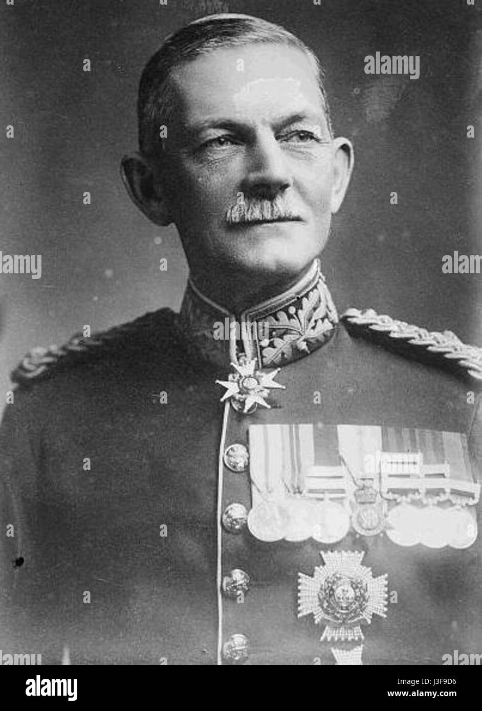 Le Field Marshal Sir Arthur Barrett Banque D'Images