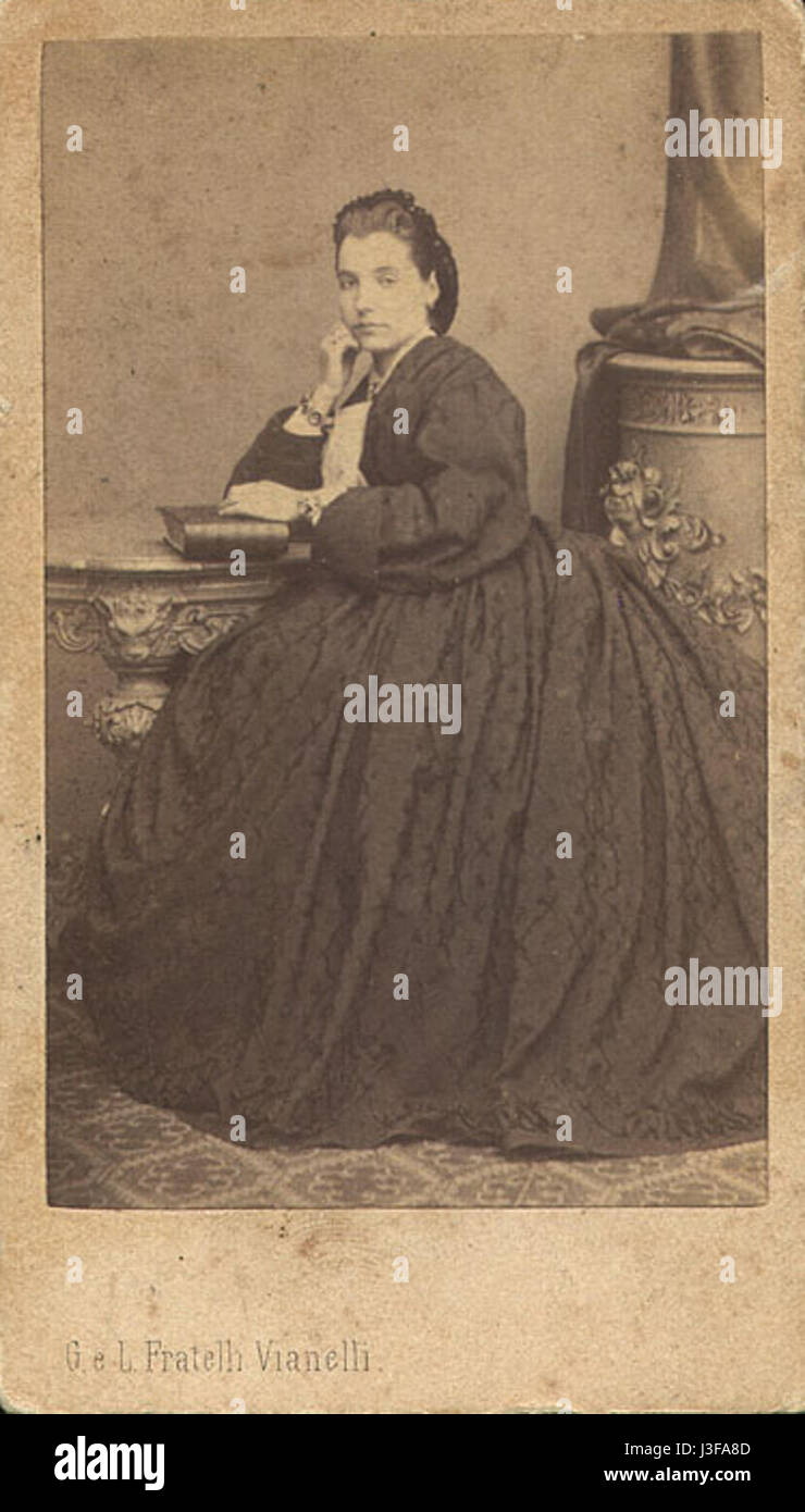Fratelli Vianelli (Giuseppe e Luigi, Flor. 1860 ca 1890) Donna 1 Banque D'Images