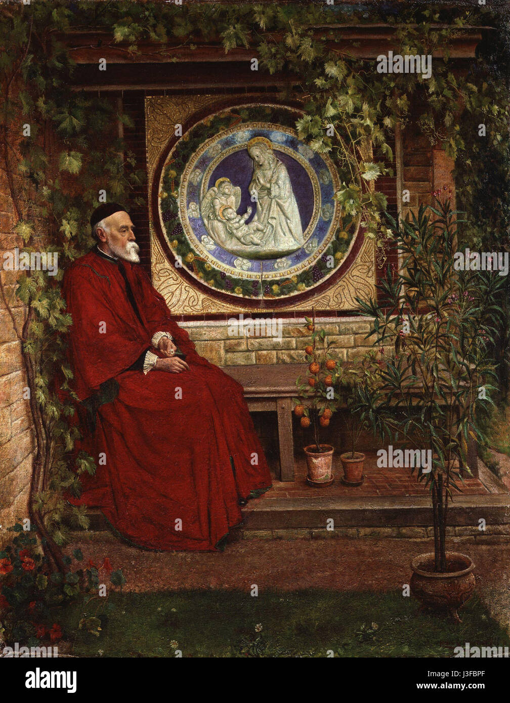 George Frederic Watts par George Andrews Banque D'Images