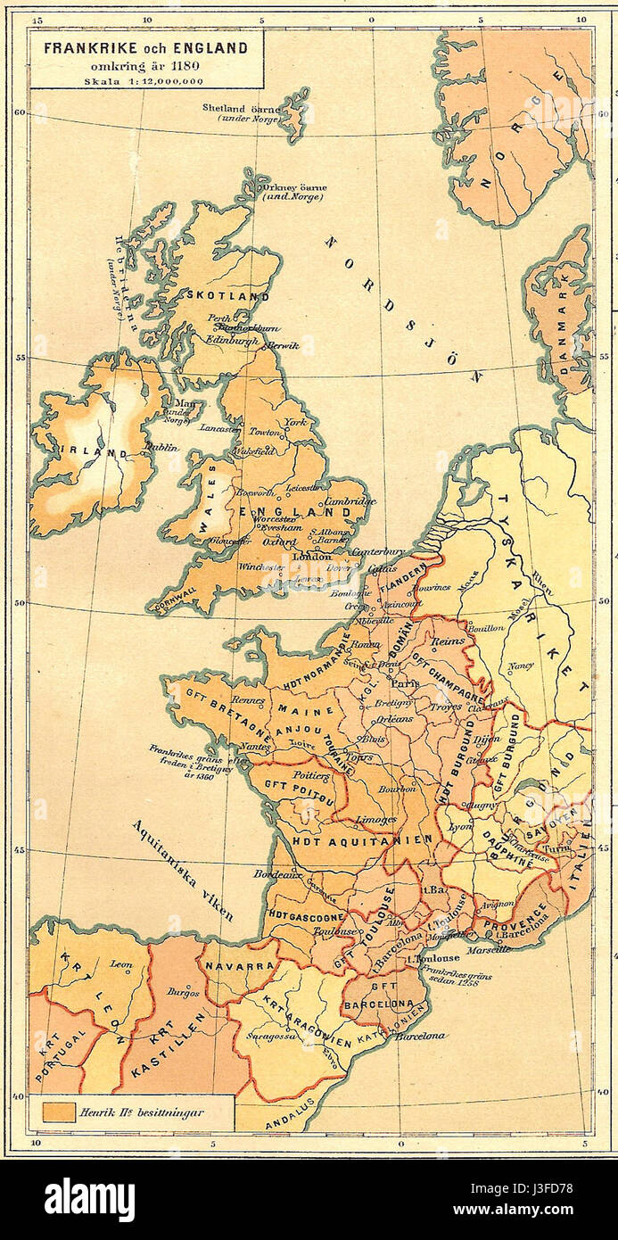 Gran Bretagna och Angleterre 1180 Banque D'Images