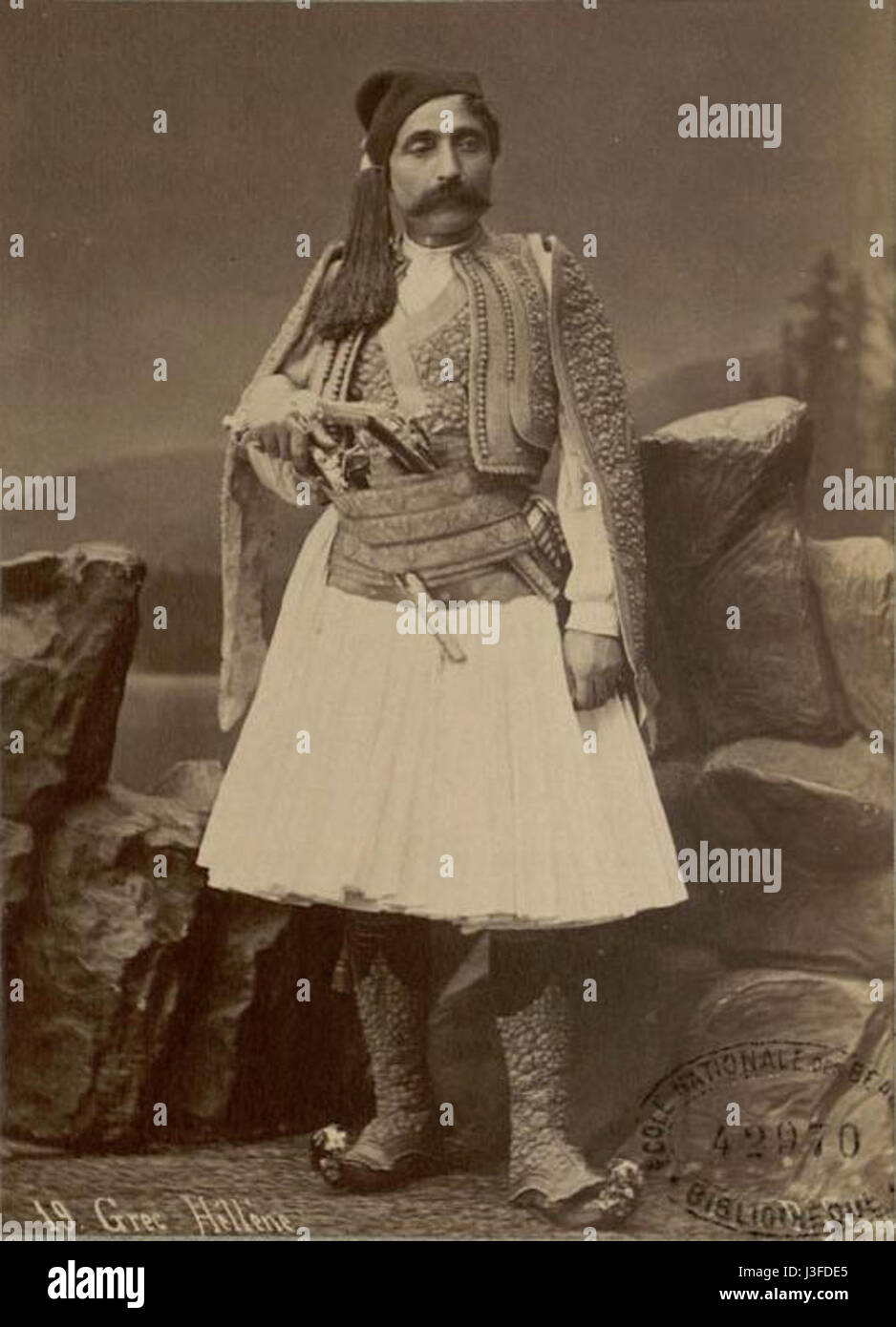 Fustanelle Banque D'Images