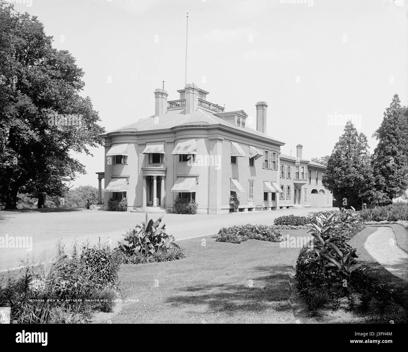 Général B. F. Butler's Residence, Lowell, Mass.. ; ; det.4A22649 Banque D'Images