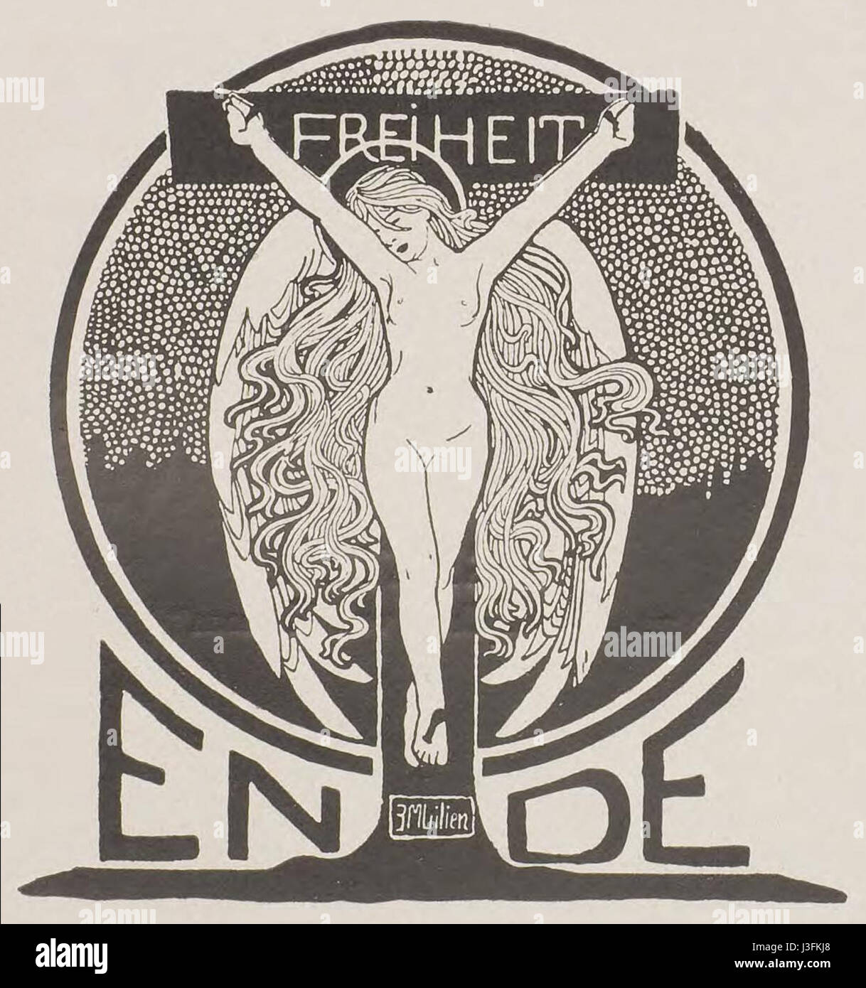 L'expression « liberté crucifiée » suggère une exploration métaphorique ou littérale des luttes ou de la perte de liberté. Il peut se référer à des contextes politiques, sociaux ou historiques. Banque D'Images