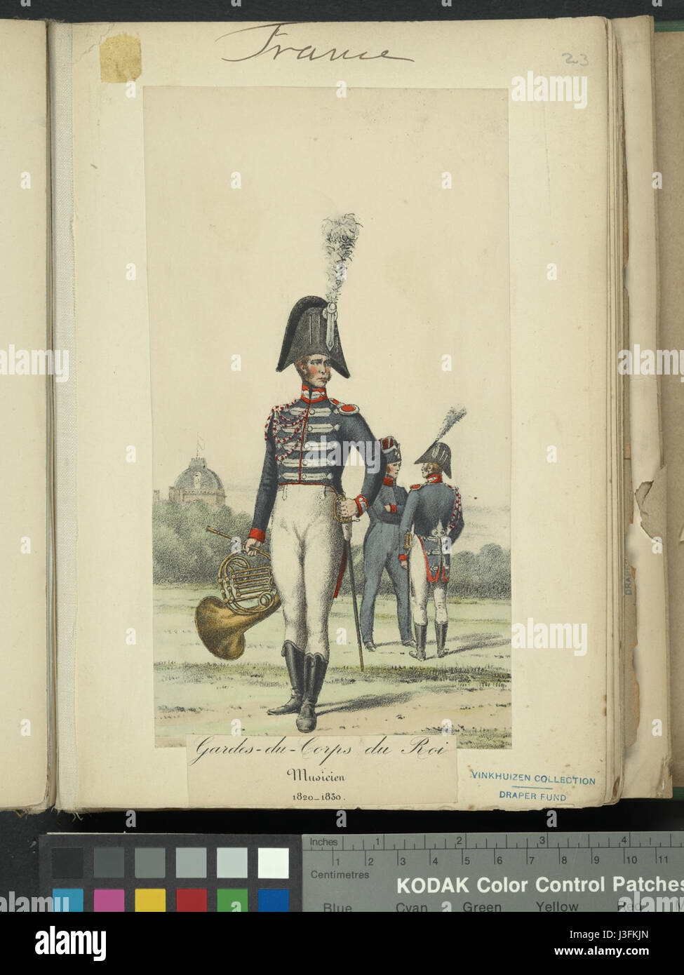 Ce titre fait probablement référence à un document ou à un recueil d'œuvres représentant la France en 1830, année importante pour la Révolution de juillet en France, qui a conduit au renversement de la monarchie des Bourbons. Banque D'Images