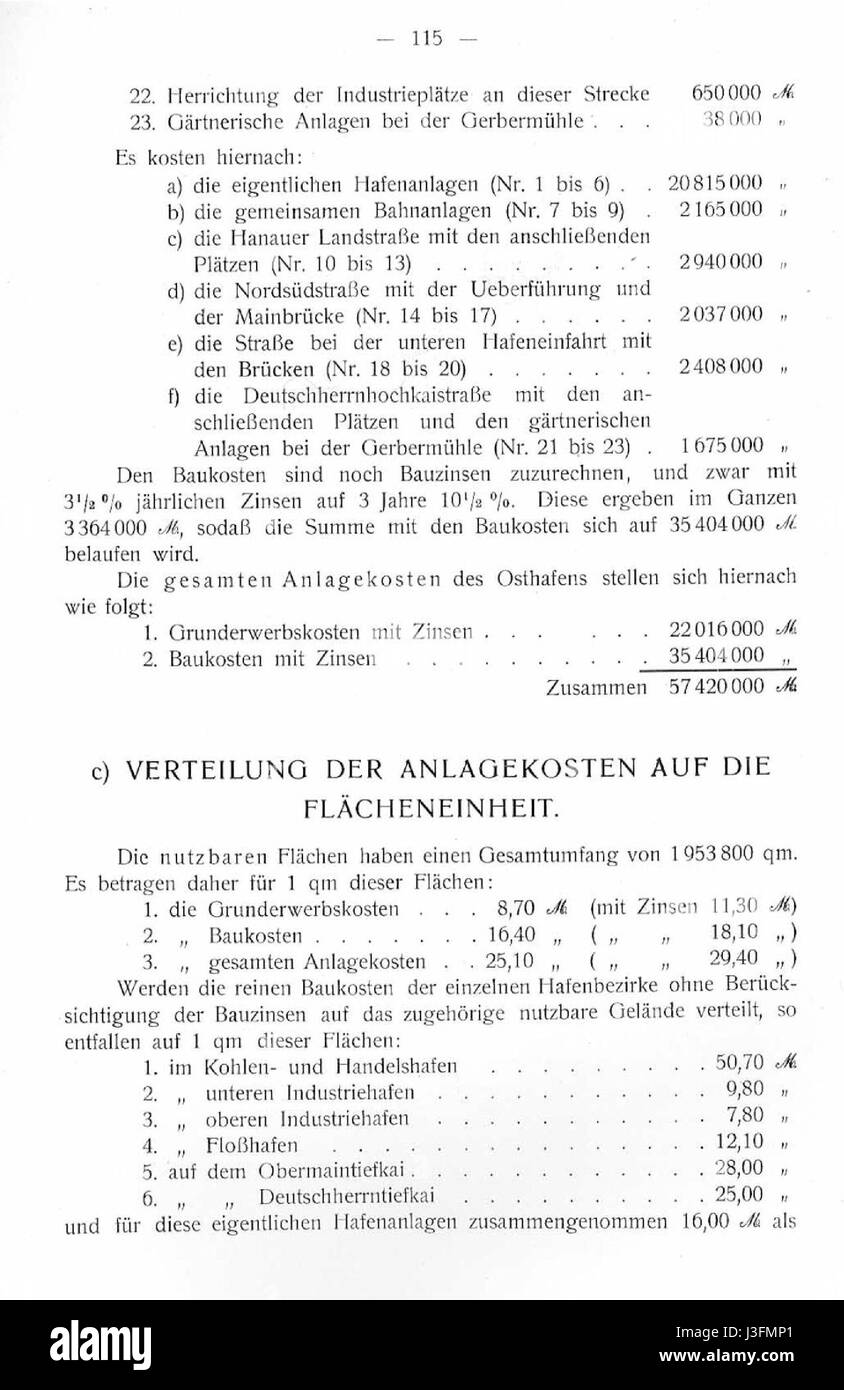FFM Osthafen, une zone portuaire de Francfort, en Allemagne, a été photographiée en 1907. Cette image montre le développement industriel du front de mer de Francfort au début du XXe siècle, mettant en évidence l'activité portuaire et maritime de l'époque. Banque D'Images