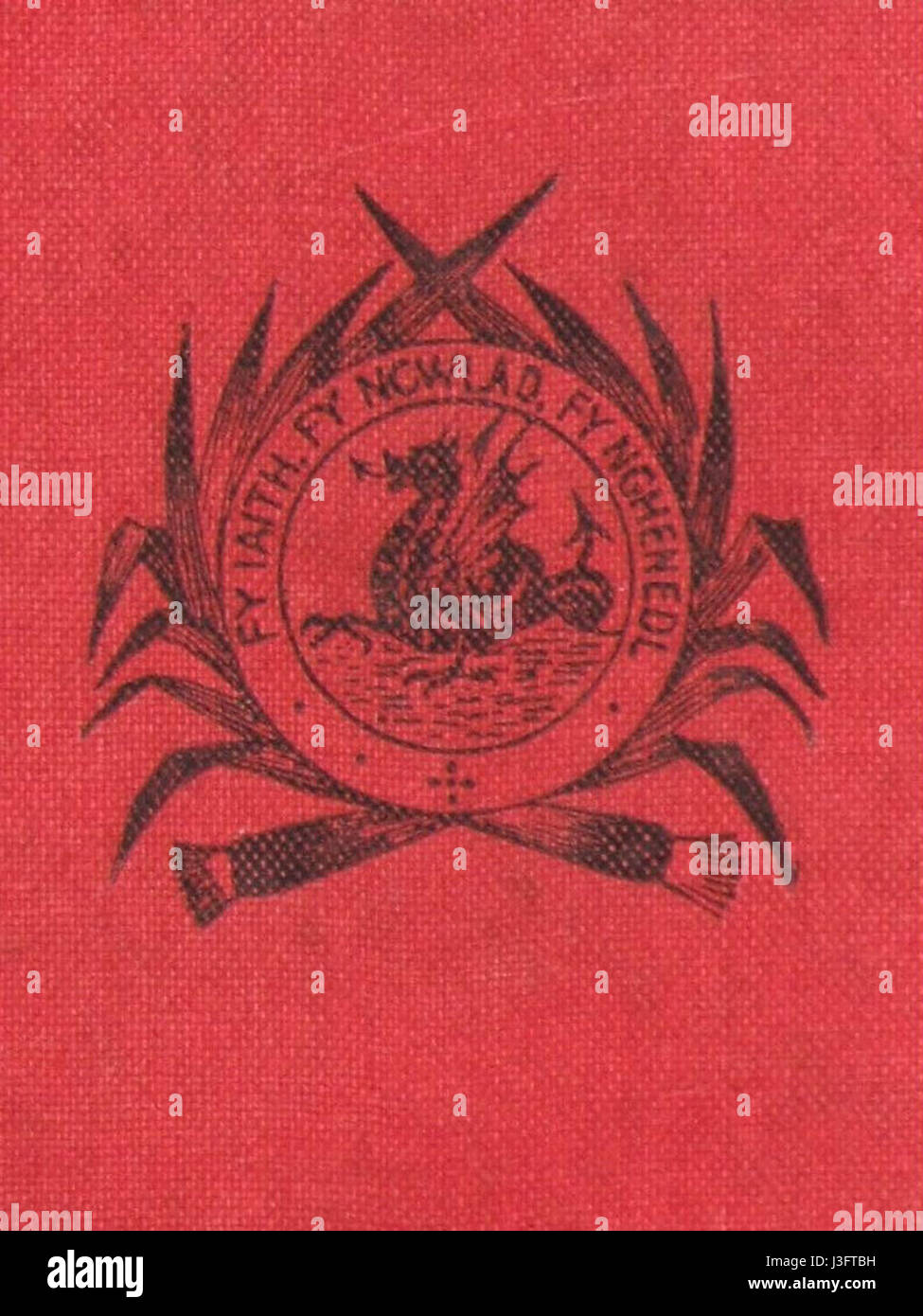 « Fy Iaith, Fy Ngwlad, Fy Nghenedl » est une expression galloise signifiant « ma langue, mon pays, ma nation ». Il représente un cri de ralliement pour le nationalisme gallois et la préservation de la langue galloise. Banque D'Images