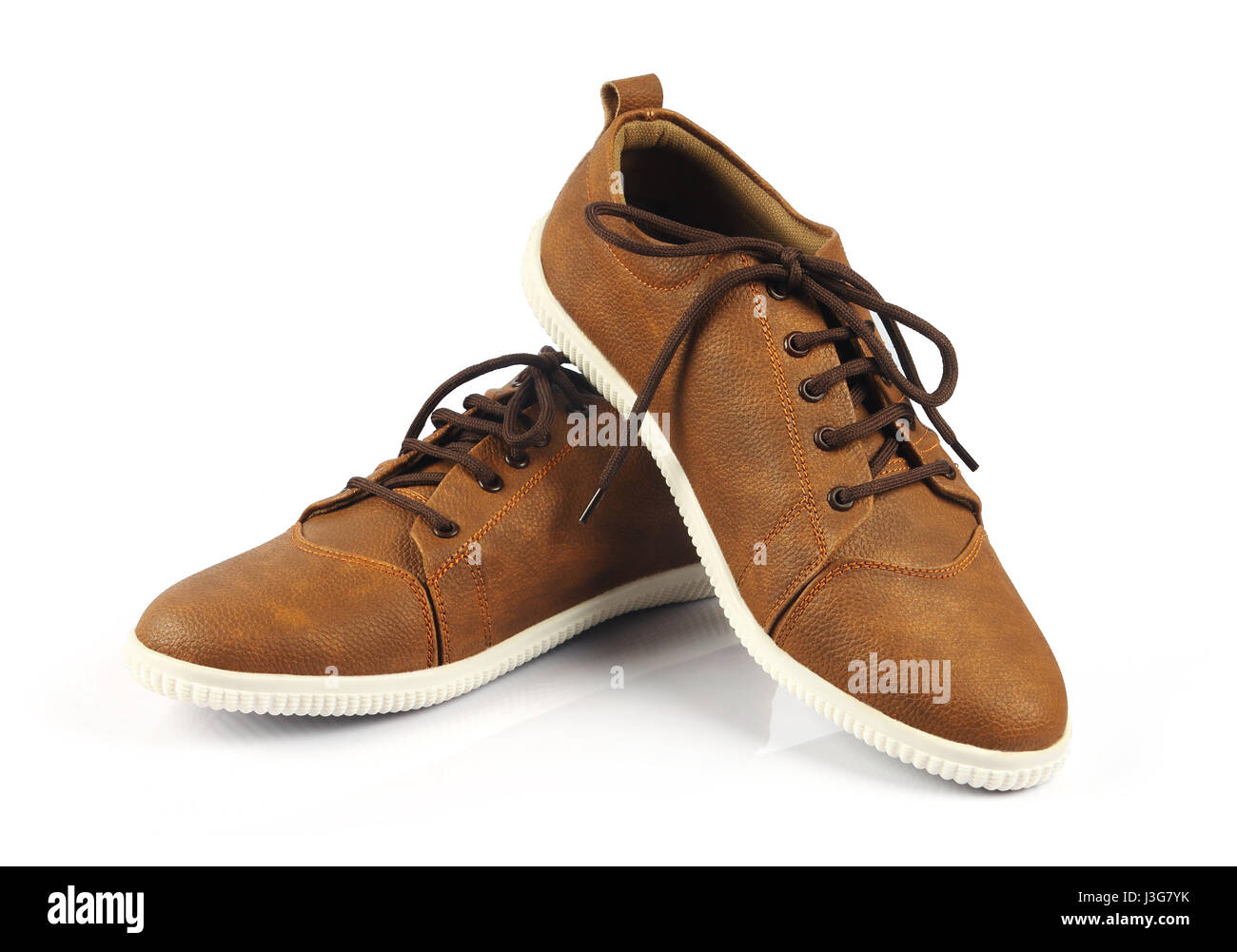 Indian made Men's Shoes Banque D'Images